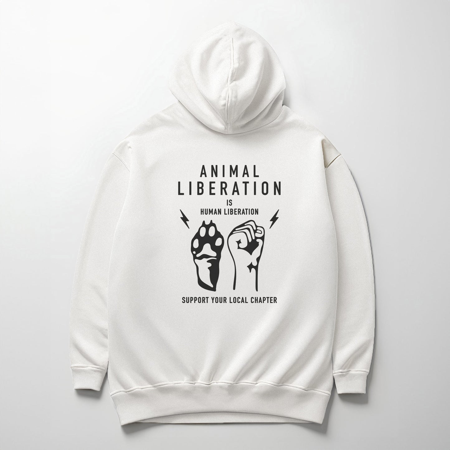 "Animal Liberation is Human Liberation" Mens Hoodie