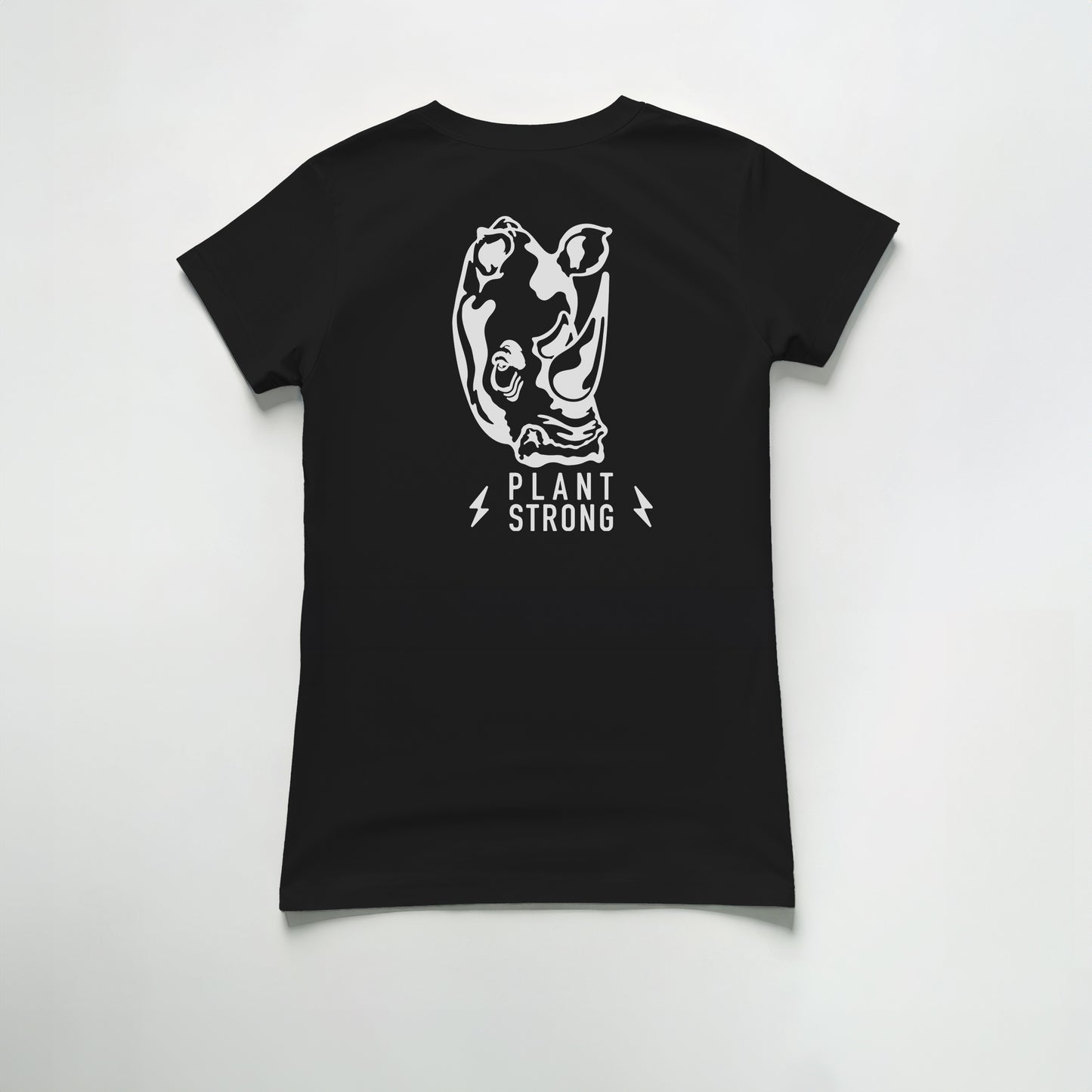 Plant Strong-Rhino-Womens Tee NEW