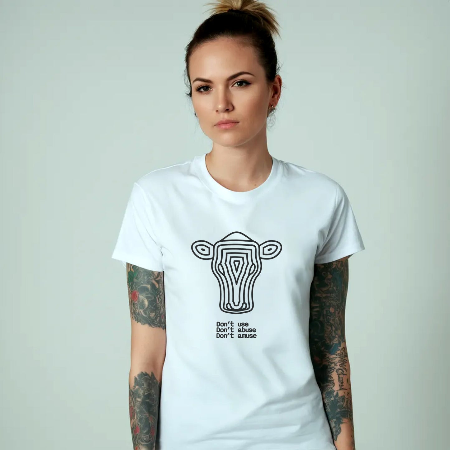 don't use/abuse/amuse-womens Tee