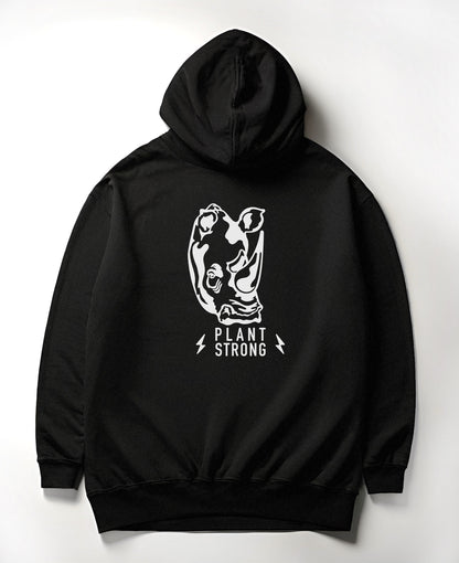 "PLANT STRONG RHINO" Mens Hoodie