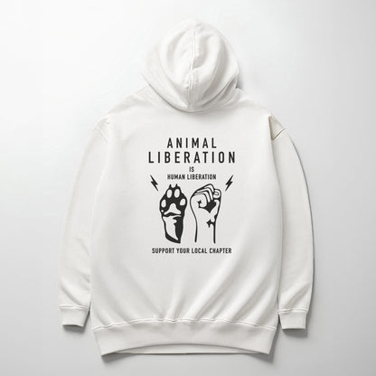 "Animal Liberation is Human Liberation" Mens Hoodie