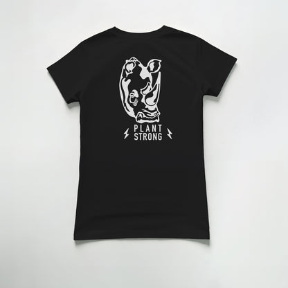 Plant Strong-Rhino-Womens Tee NEW