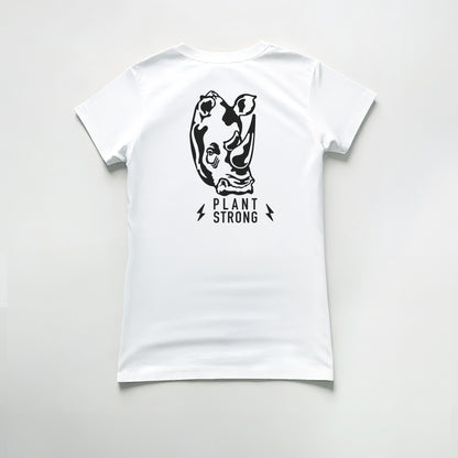 Plant Strong-Rhino-Womens Tee NEW